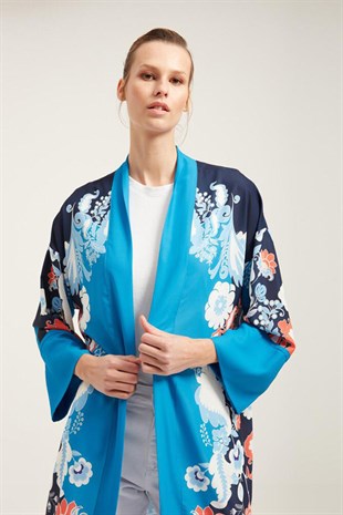VENÖVE Venöve 810 Blossom Kimono - Karışık Renk